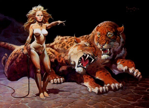 Fantasy Nudes - Frank Frazetta - The Countess